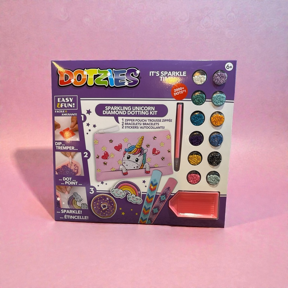 Dotzies Sparkling Unicorn Diamond Dotting Kit NEW